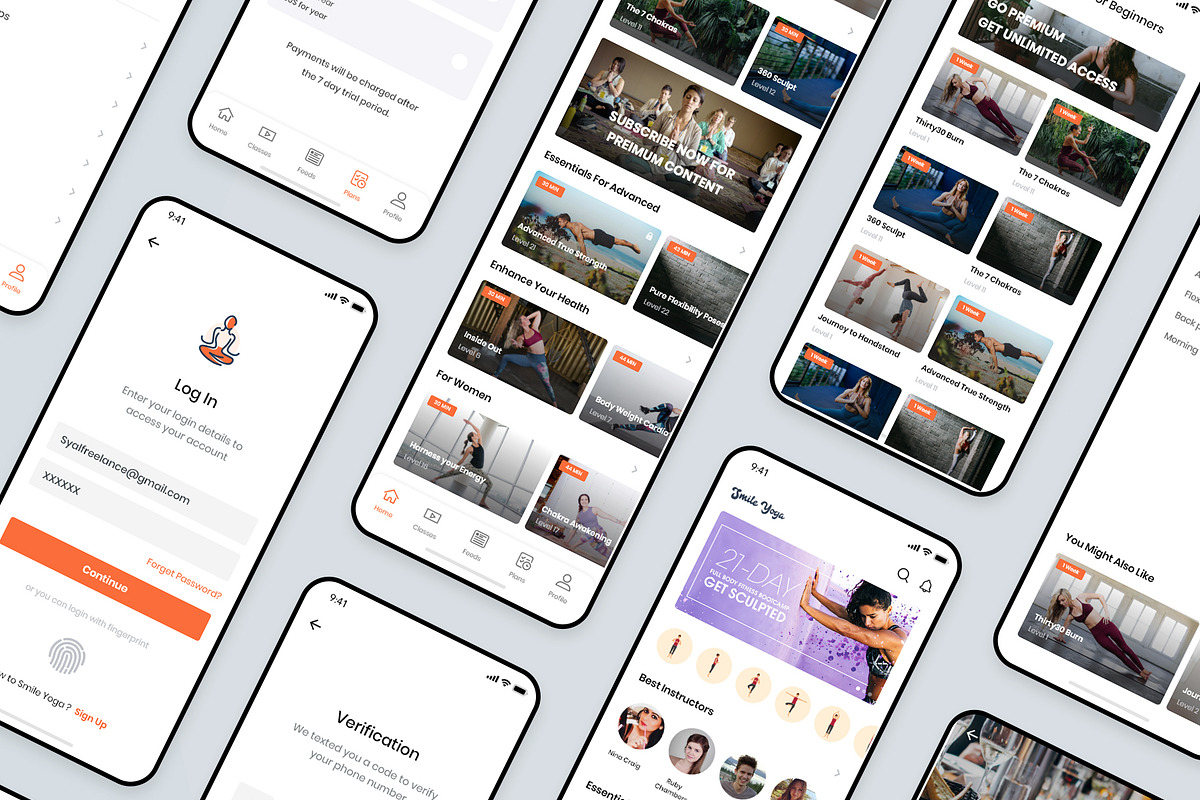 Smile 2.0 - Yoga UI Kit, an UI Kit Template by SyalUIUX (Photo 7 of 9)