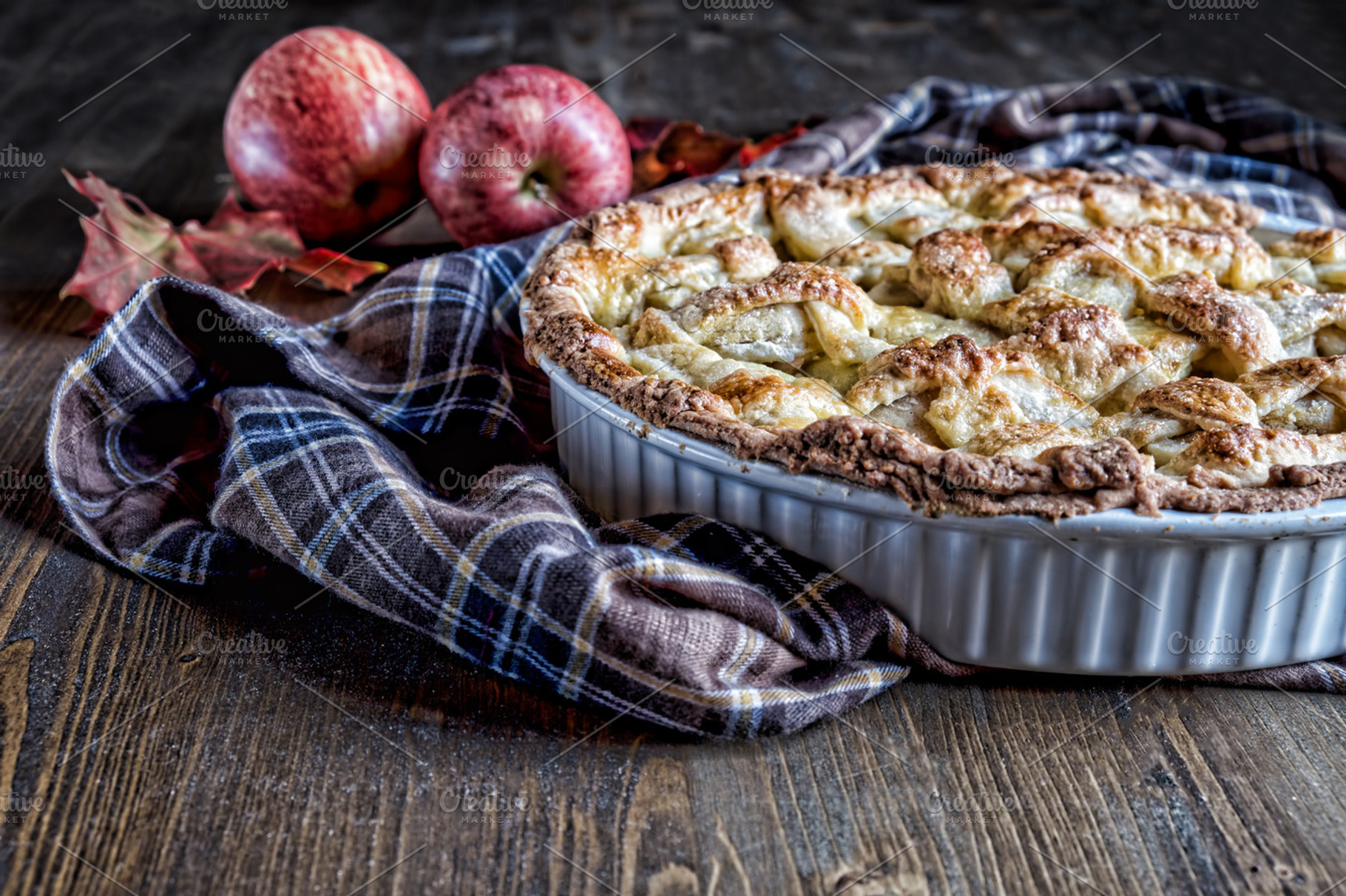Homemade Apple Pie, a Photo by Verlena's Corner