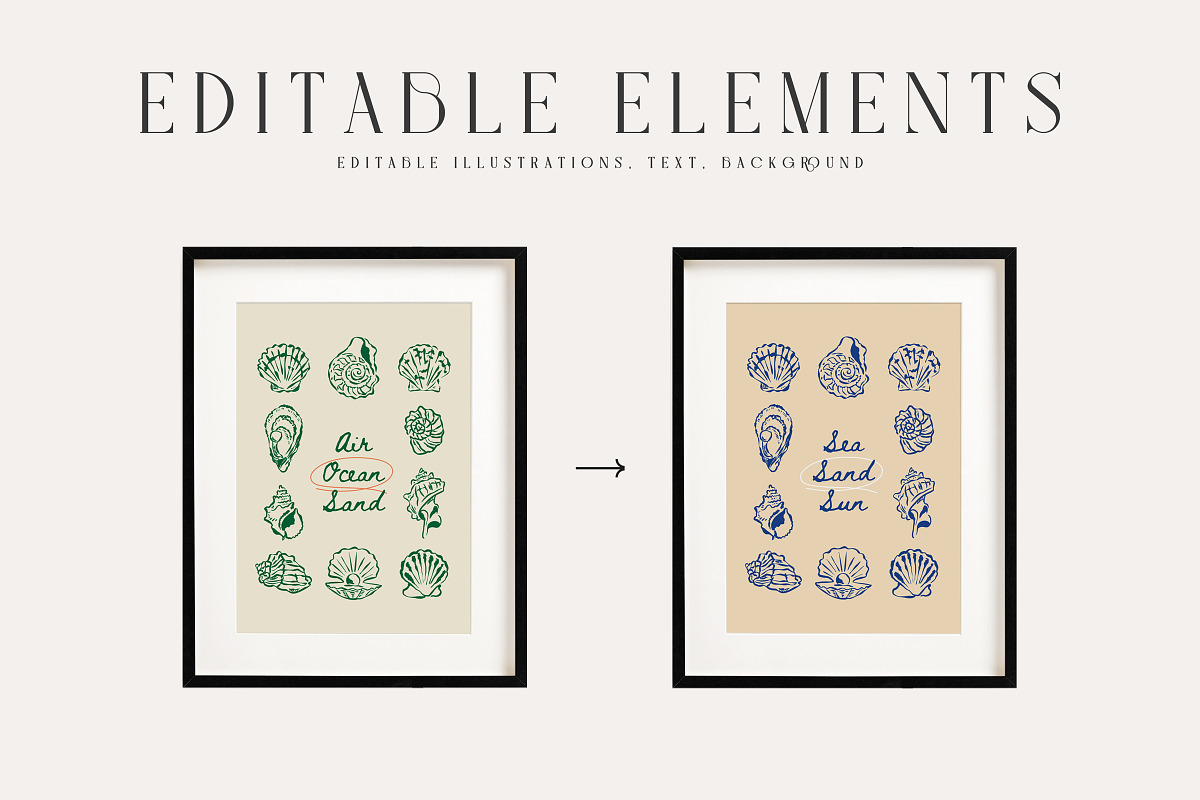 Coastal Lifestyle Posters, an Object Graphic by iStar Design (Photo 13 of 21)