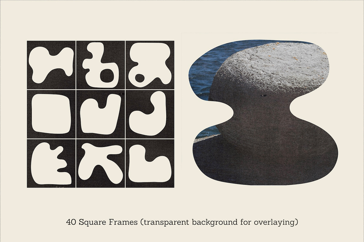 Rocks - Hand Drawn Organic Forms, a Decorative Illustration by Madeline ODonoghue Design (Photo 3 of 13)
