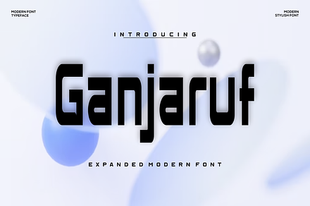 Ganjaruf Font