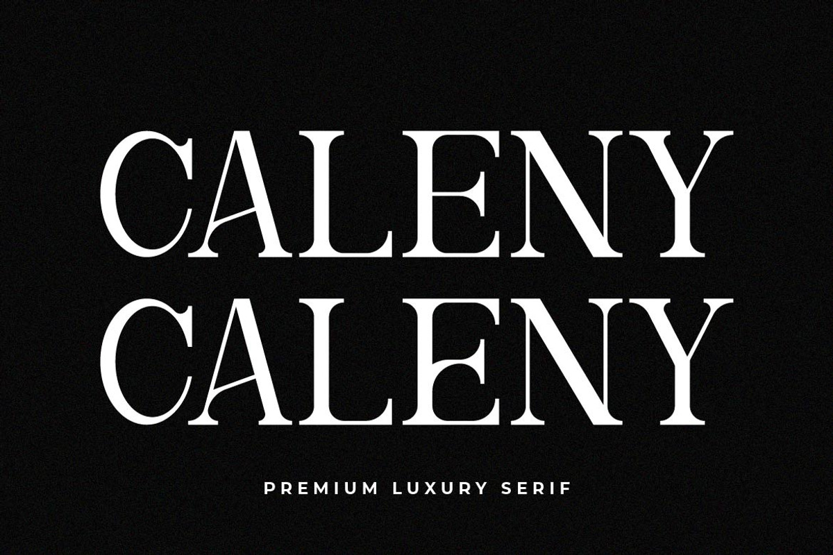 Caleny Luxury Vintage Serif Font, a Serif Font by Artiveko (Photo 1 of 8)