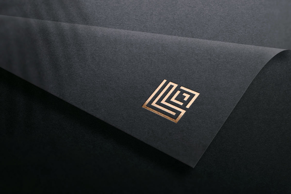 Modern Letter L with Arrow Logo