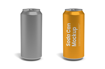 Soda Can Mockup