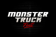 Monster Truck Font, a Font by Alphabet Agency (Thumbnail 1 of 6)