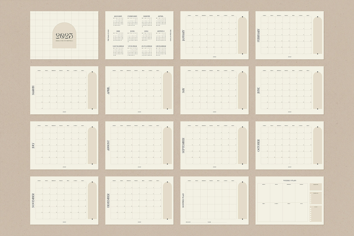 2025 Calendar & Planner, a Templates & Theme by May Motif (Photo 9 of 10)