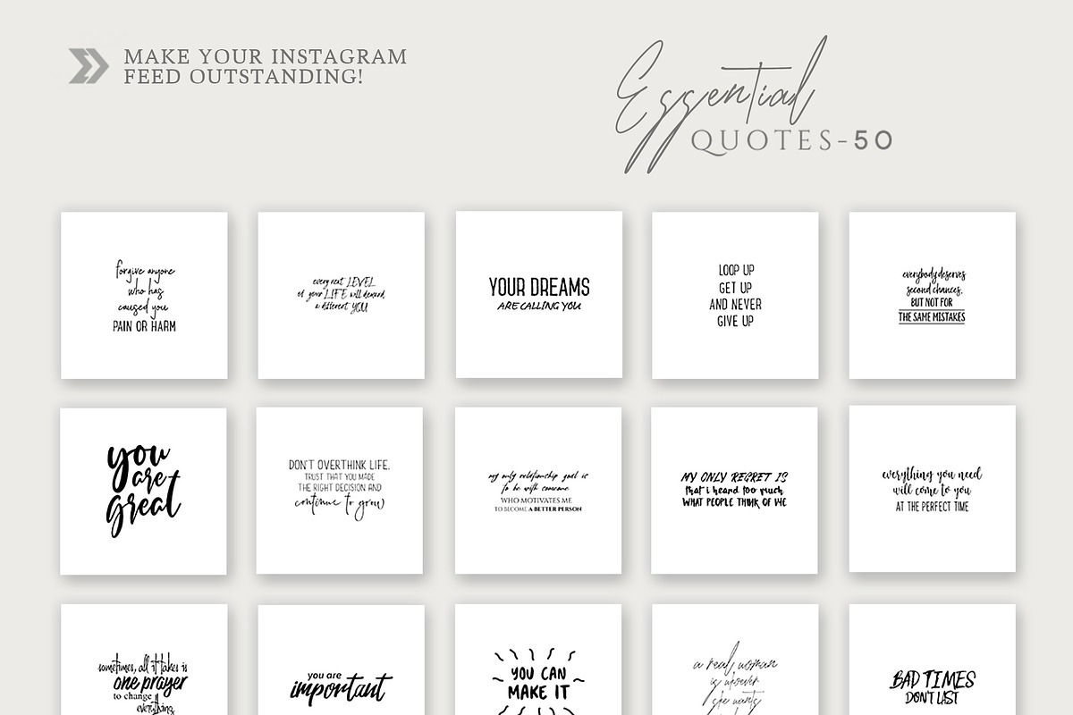645 Essential Social Media Quotes, a Social Media Template by Eviory (Photo 19 of 25)