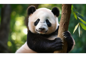 Close-up view of a giant panda, an Animal Photo by Igor Tichonow
