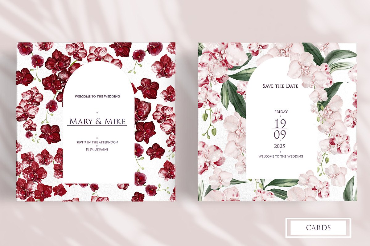 WATERCOLOR ORCHIDS, an Object Graphic by Knopazyzy (Photo 10 of 18)