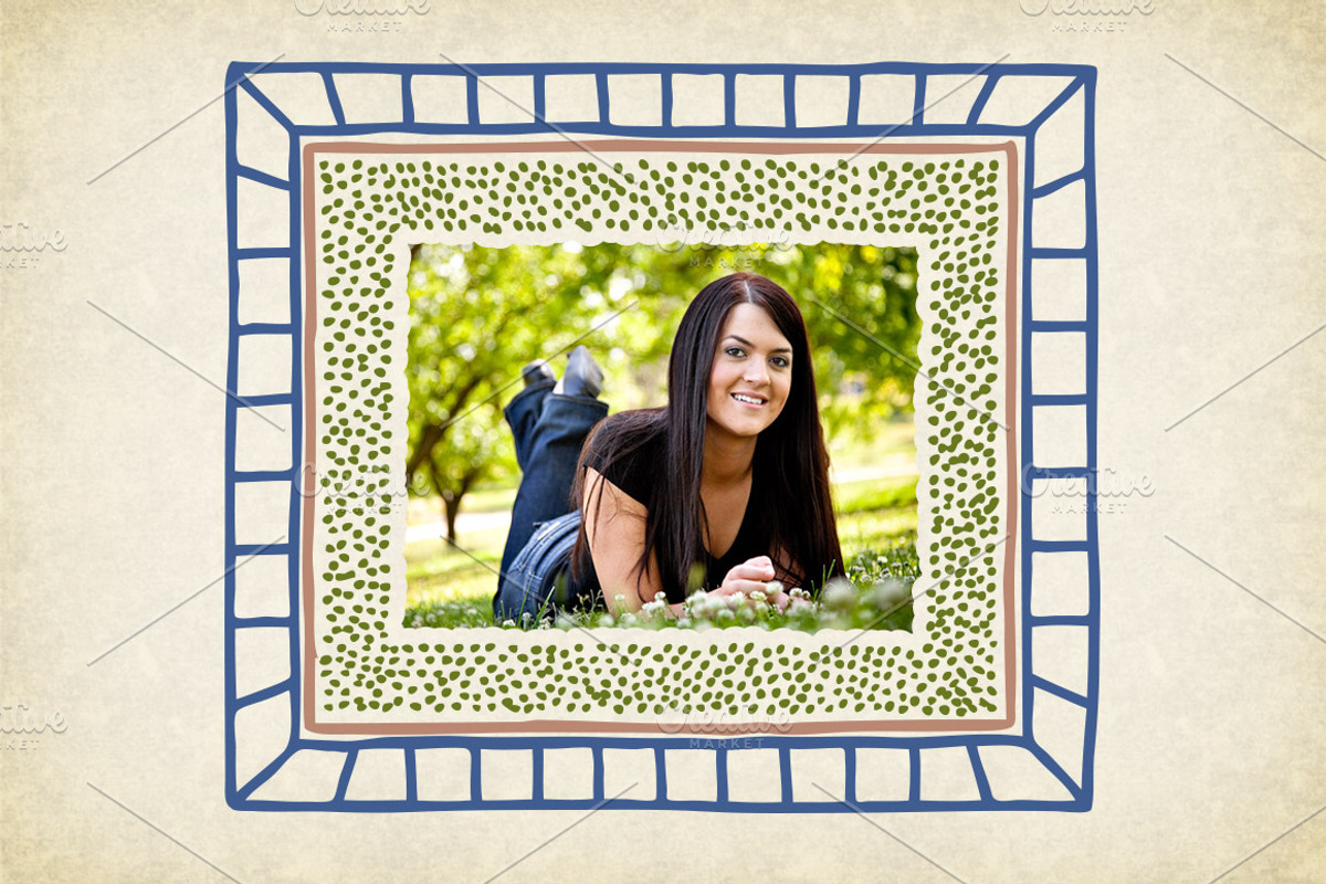 Hand Drawn Vector Frames Pack 4 preview 4