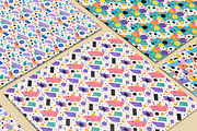 20 Seamless Soft Geometric Patterns, a Pattern Graphic by Nordic Design (Thumbnail 3 of 9)