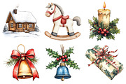 Vintage Drawing Christmas Clipart, an Illustration by Daily.Designs (Thumbnail 2 of 5)
