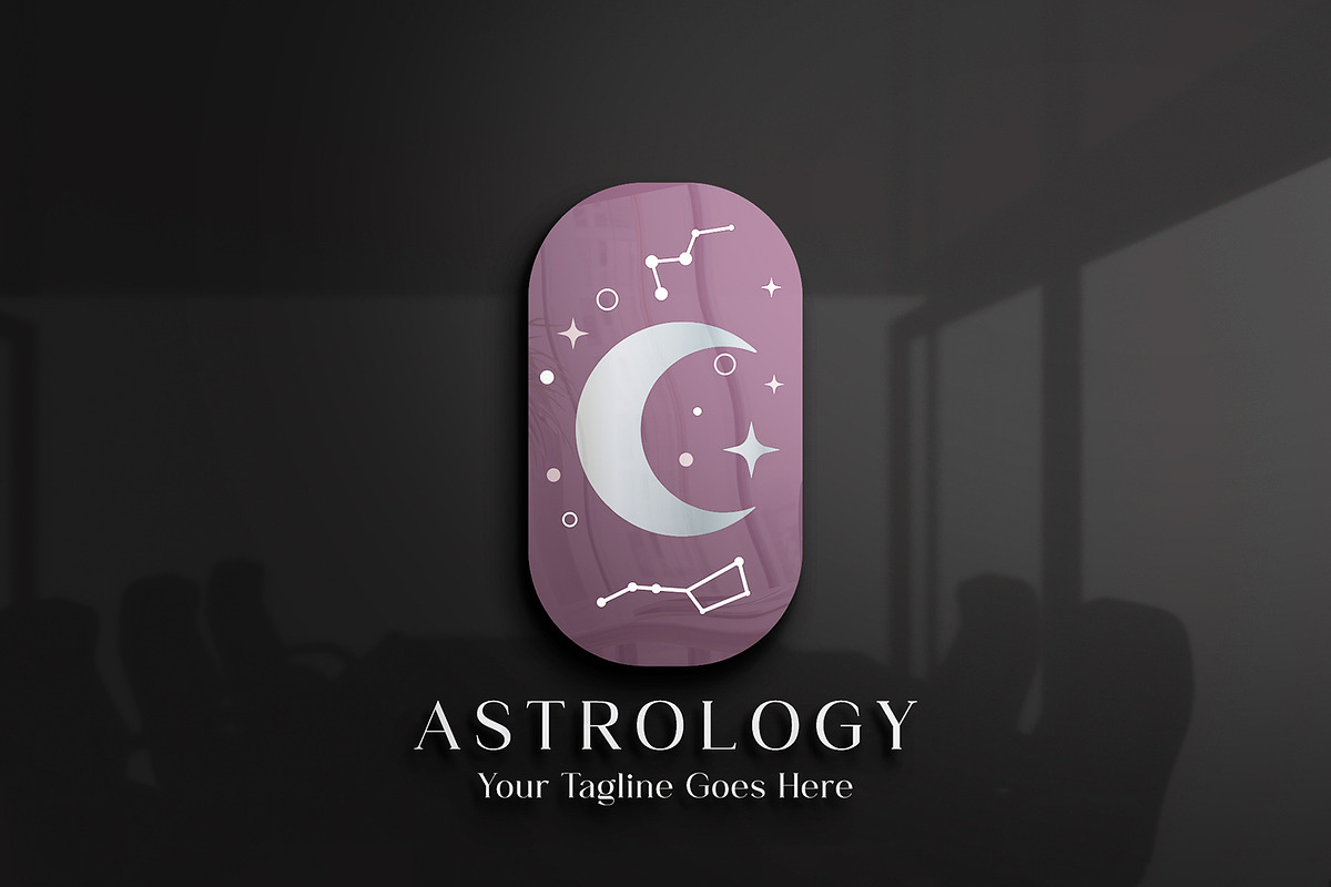 Astrology & Celestial Logo Template, a Branding & Logo Template by YUDesignStore (Photo 1 of 9)