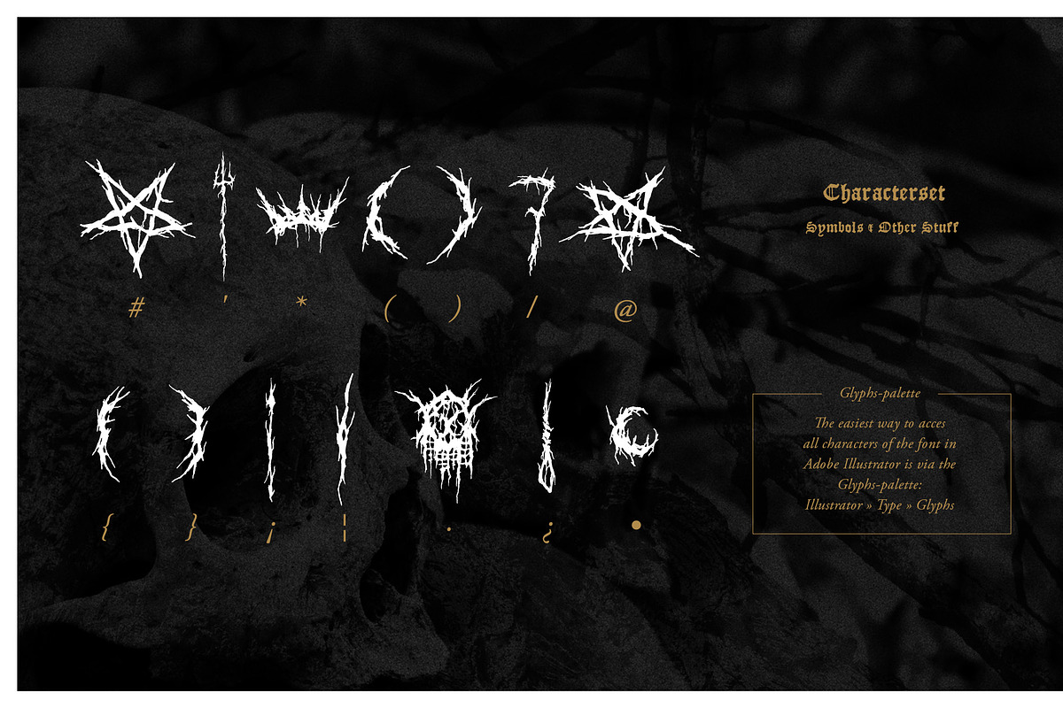 XXII Nekro, a Font by Doubletwo Studios (Photo 4 of 11)