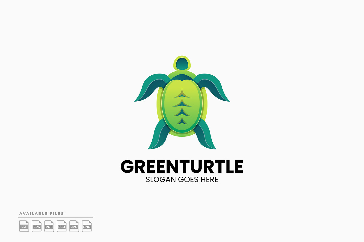 Turtle Gradient Colorful Logo, a Branding & Logo Template by Zeer Graphic