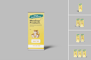 Roll Up Banner Mockup
