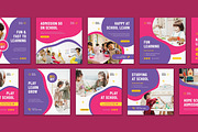 Kindergarten Instagram Post, a Social Media Template by CavenArt (Thumbnail 5 of 5)