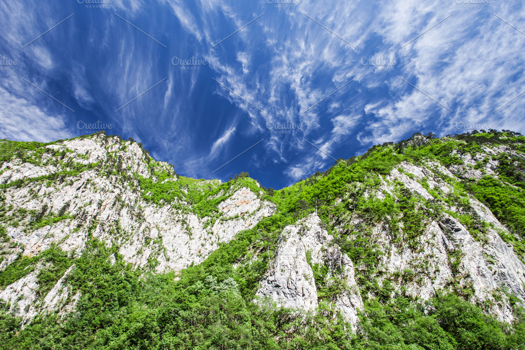 Mountains and sky, a Photo by saiko3p