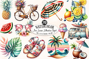 Love Summer Sublimation Bundle, an Illustration by Designking (Thumbnail 1 of 4)