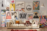100 Eclectic Prints, a Background Graphic by Purple (Thumbnail 1 of 9)