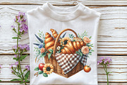 Bohemian Pink Gingham Summer Clipart, an Illustration by CraftArtStudio (Thumbnail 4 of 6)