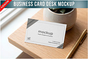 Business Card Desk 3 PSD, a Product Mockup by Bruno's Shop (Thumbnail 1 of 3)