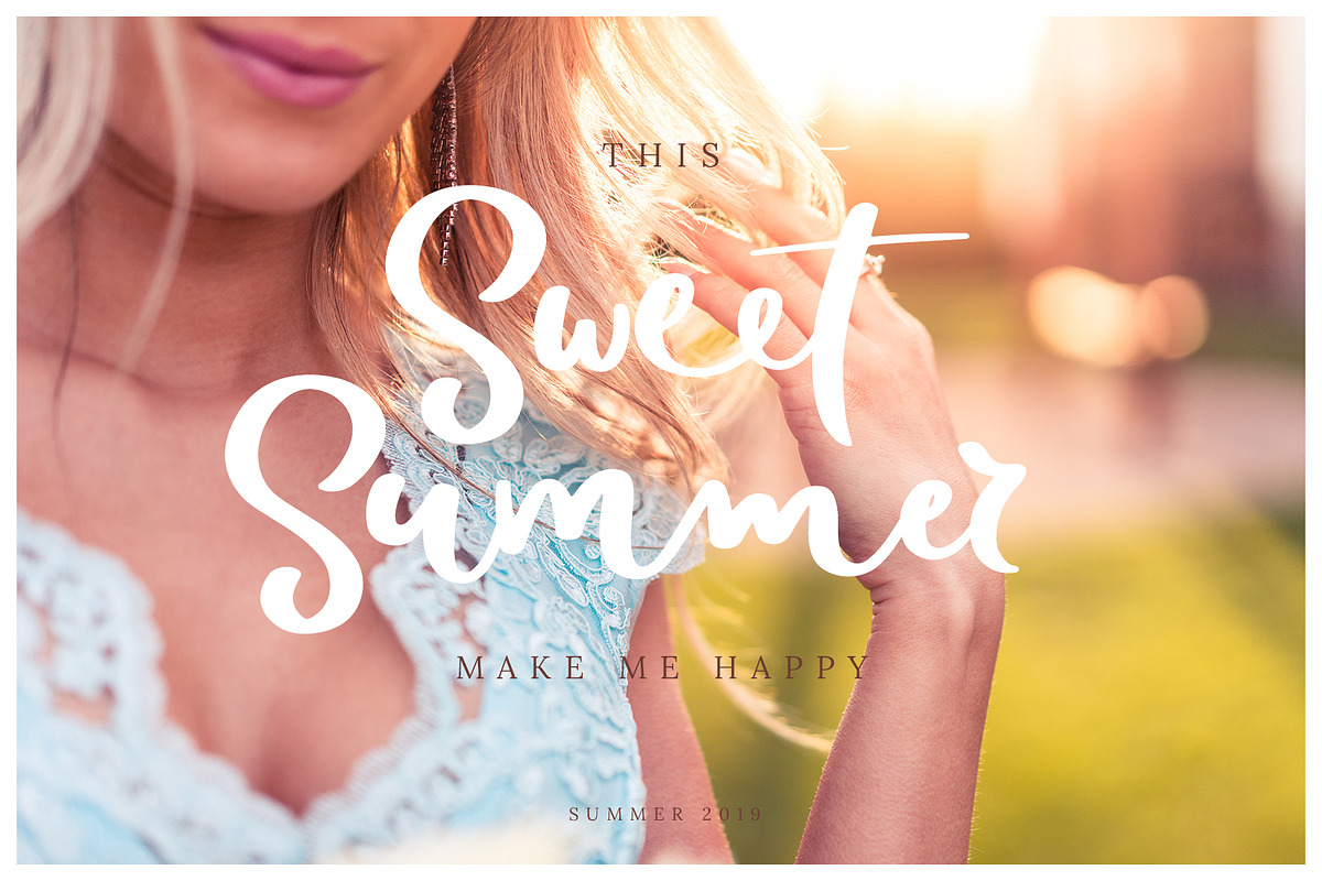 Be Amazing Font with Posters & Decor preview 4