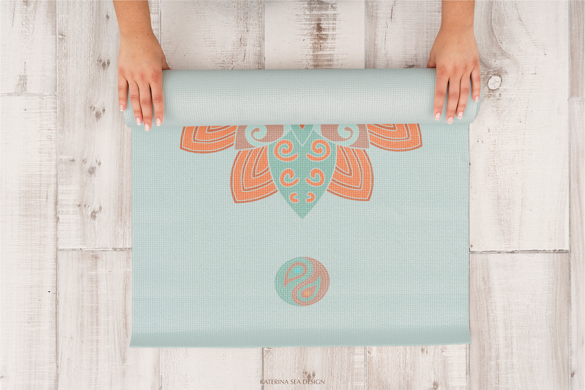 Balance - abstract woman & elements, a Healthcare Illustration by Katerina.Sea.Design (Photo 5 of 10)