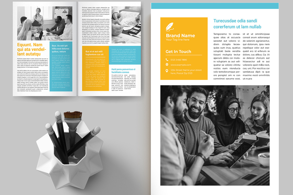 News Letter Design Template, a Magazine Template by MightyDesign (Photo 3 of 6)