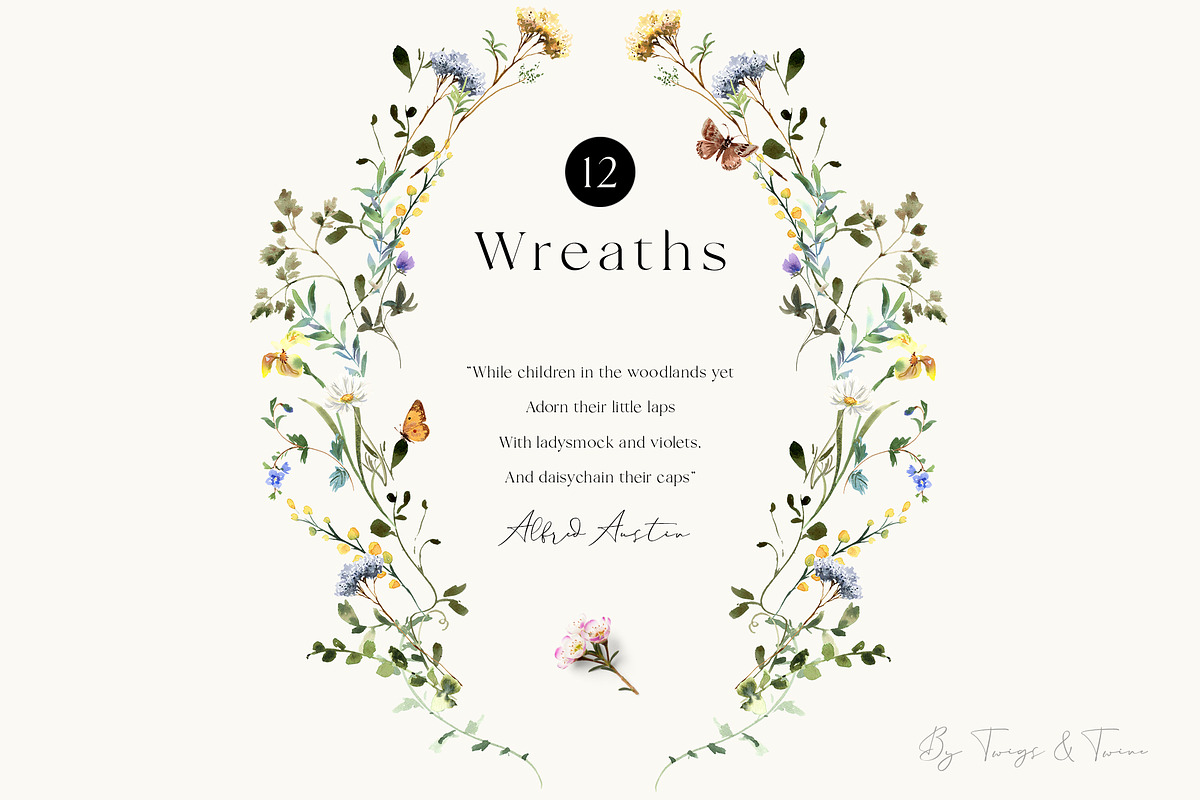 Meadow Wildflower Graphics, an Illustration by Twigs and Twine (Photo 5 of 14)