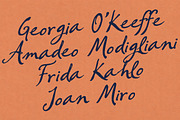 Golden Hour October, a Handwritten Font by Struggle Studio (Thumbnail 5 of 10)