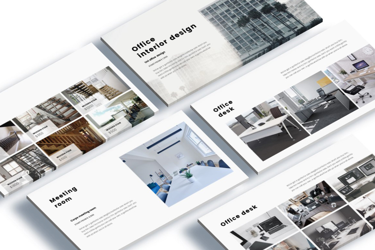 Kotak Interior Design Powerpoint, a Presentation Template by Giant Design