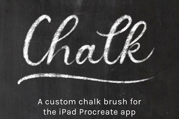 Procreate Chalk Brush preview 3