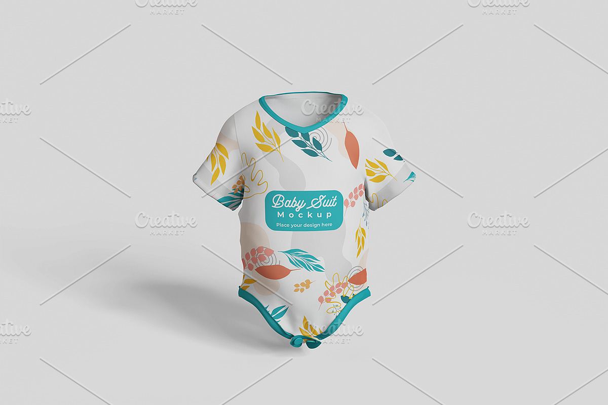 Baby Bodysuit Mockup, a Shirt Mockup by Pixie Creative (Photo 2 of 4)