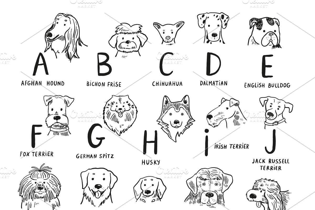 Dogs with Glasses, an Animal Illustration by GooseFrol (Photo 13 of 17)