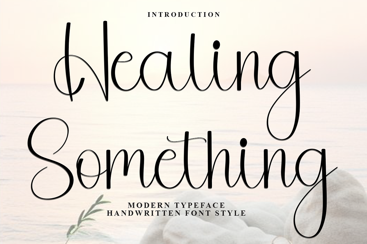 Healing Something, a Handwritten Font by InermediaSTUDIO (Photo 1 of 9)