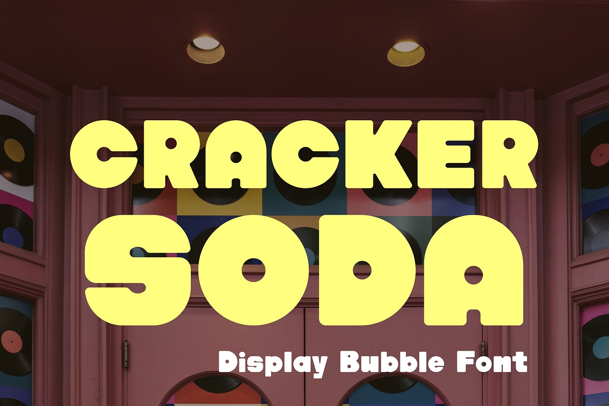 Bubble Display Font - Cracker Soda, a Handwritten Font by ZoloDesignHub (Photo 8 of 10)