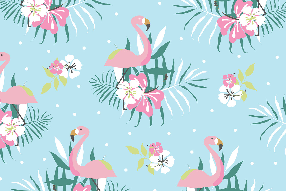 Hawaii seamless pattern set, a Pattern Graphic by narinadraban (Photo 6 of 9)