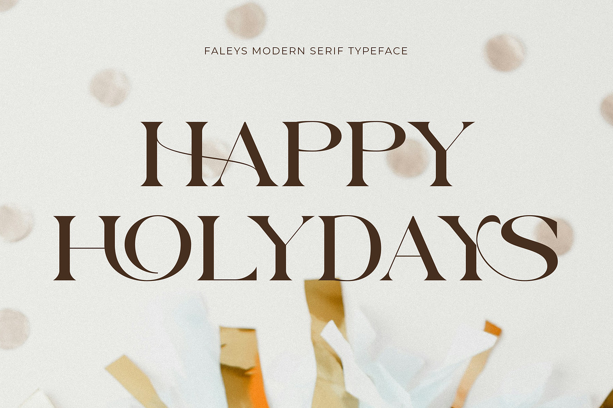 Faleys - Modern Serif Typeface, a Serif Font by Muflieart (Photo 8 of 10)