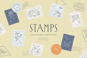 Stamps Illustration Collection