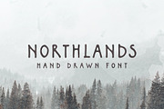 Northlands | Hand Drawn Font, a Sans Serif Font by MoonLake (Thumbnail 1 of 8)