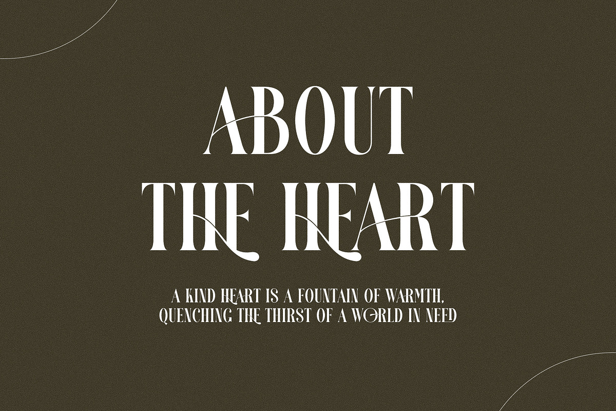Mioshe Unique and Elegant Serif Font, a Serif Font by Perfectype (Photo 2 of 6)