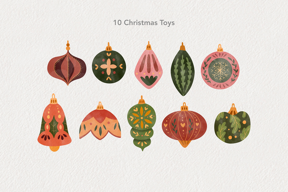 Winter Magic Clipart, an Object Illustration by Moon House Shop (Photo 3 of 9)