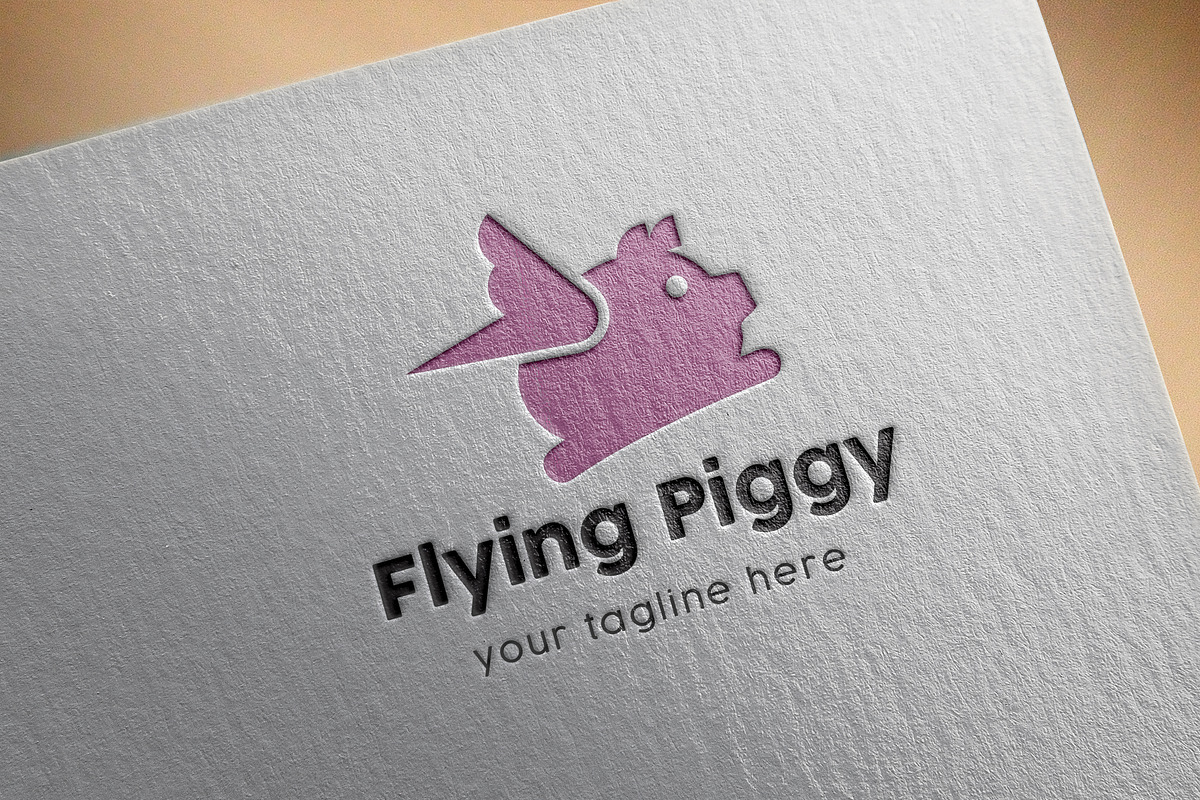 Flying Piggy Logo, a Branding & Logo Template by GladicMonster (Photo 2 of 13)