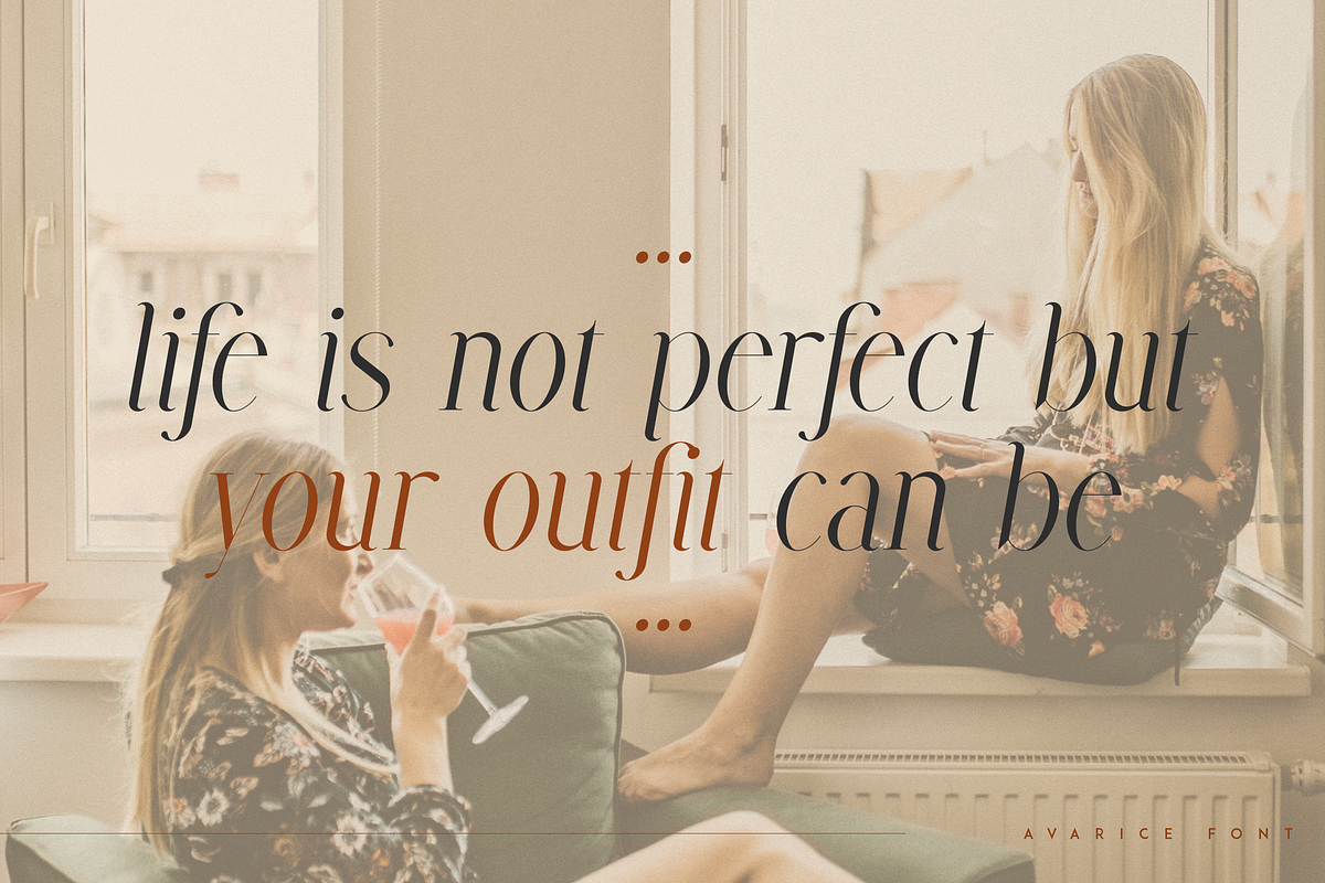 Avarice - serif typeface | 4 fonts, a Serif Font by Only Fonts (Photo 3 of 10)