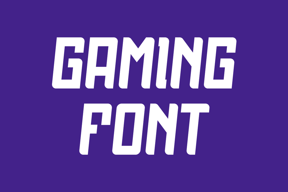 Gaming Technical, a Sans Serif Font by alon kelakon (Photo 2 of 6)