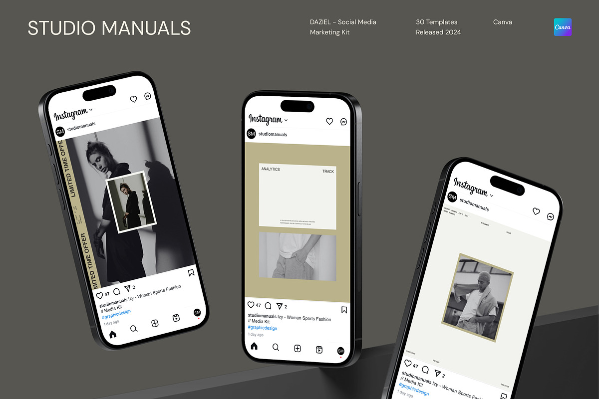 DAZIEL – Social Media Marketing Kit, a Social Media Template by Studio Manuals (Photo 2 of 8)