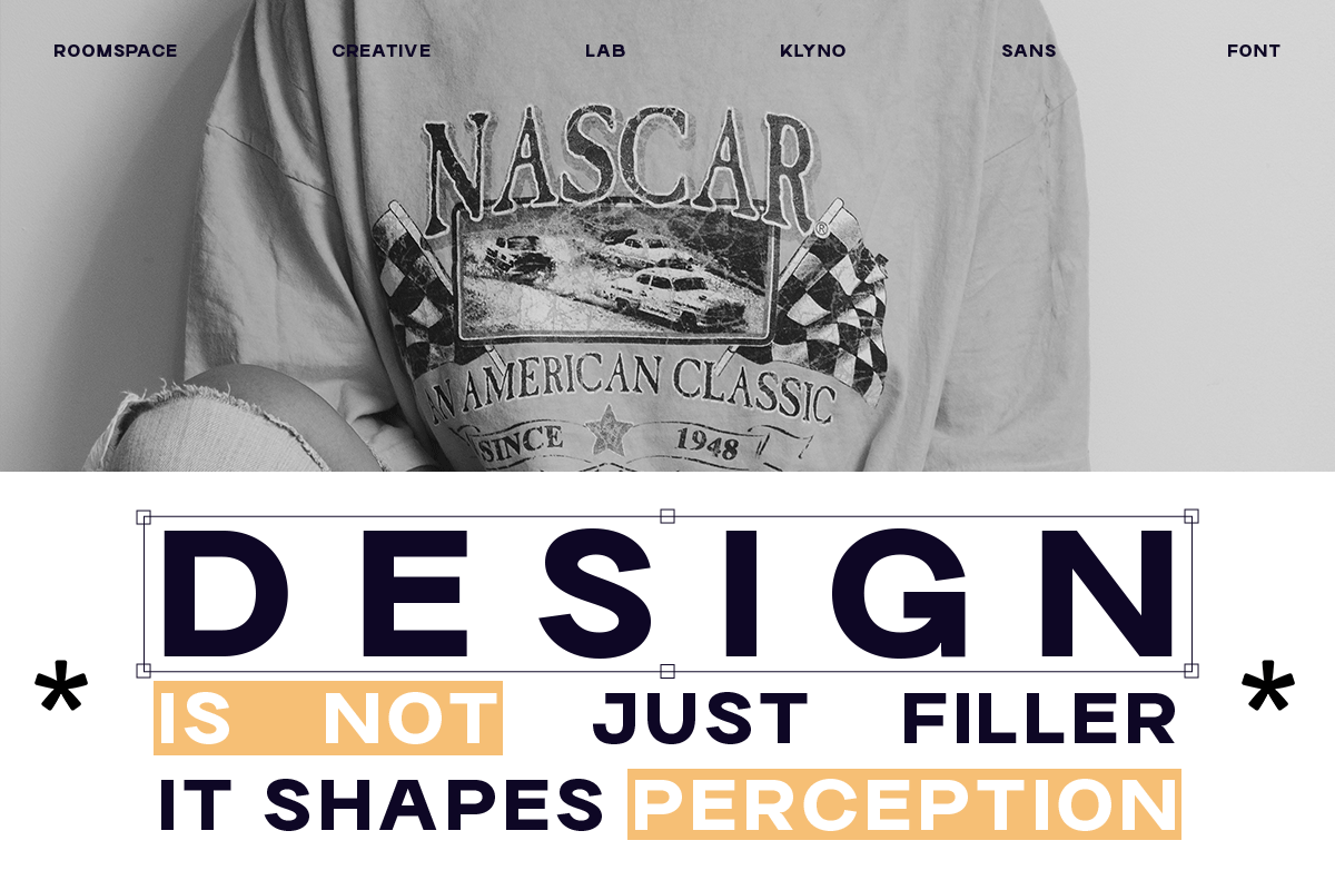 Klyno – A Modern Geometric Font Sans, a Sans Serif Font by roomspace creative lab (Photo 11 of 11)
