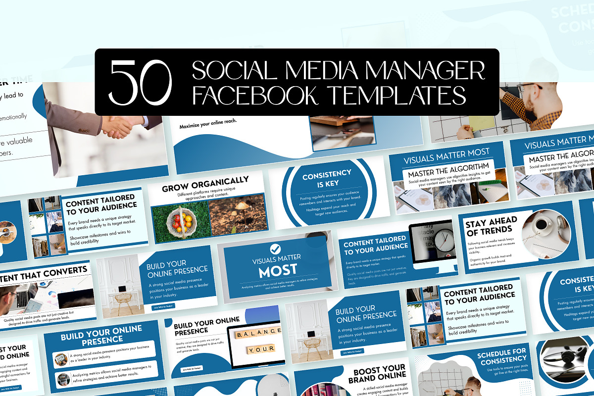 Social Media Manager Canva Template, a Social Media Template by Snapybiz (Photo 9 of 9)