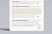 User Information Sheet Template, a Print Template by MightyDesign (Thumbnail 5 of 8)